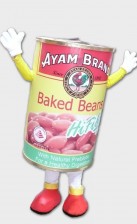 Baked Bean Canned Mascots Customisation, Mascots Customization