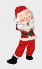 Santa Claus mascots for rental