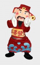 Fortune God mascots for rental