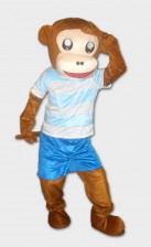 Sporty Monkey mascots for rental