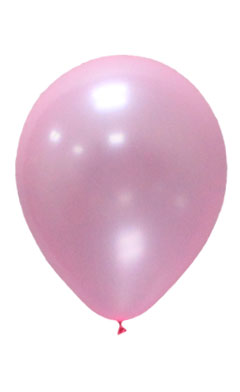 Pearlised Latex Color Balloons - Pink